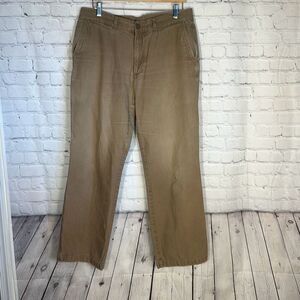 Patagonia Mens Worn Wear Duck Pants Organic Cotton size 34 Chino Khaki 56825 LOO